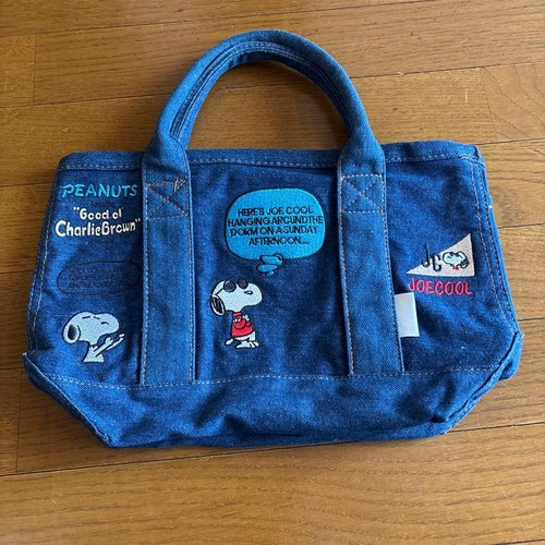 Rootote snoopy denim tote - snoopy,
